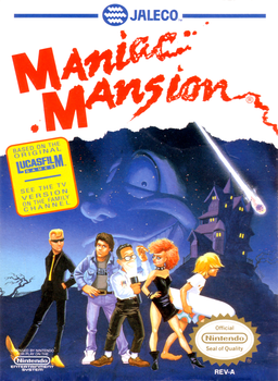 Maniac Mansion (Italy) box art